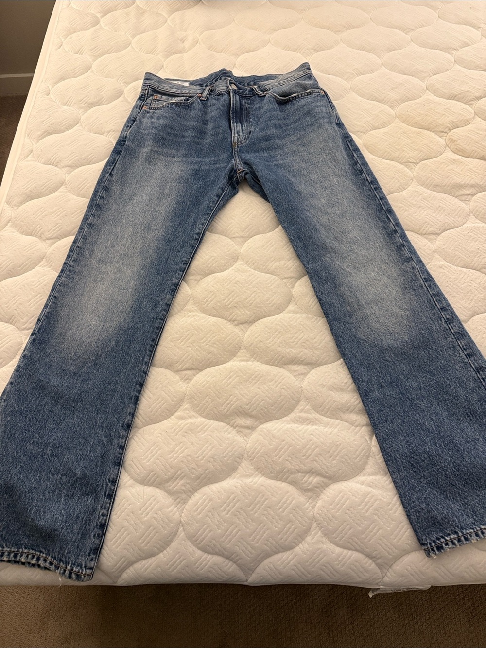 GAP Light Wash Boot Cut Jeans with Contrast Stitching